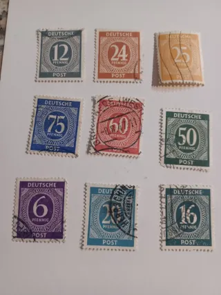 Francobolli Germania Occupazione Alleata