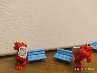 Statuine Kinder Angelino e Satanello