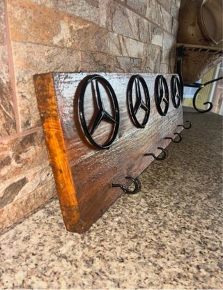 Perchero de Llaves Artesanal Mercedes-Benz