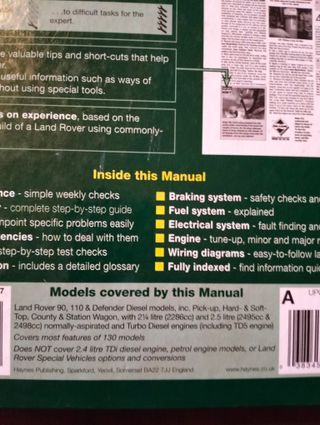 Haynes - Land Rover Defender