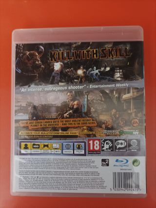 PS3 Bulletstorm Juego