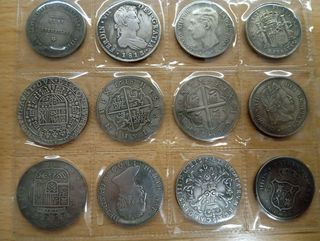 ESPAÑA 20 MONEDAS ANTIGUAS DE COLECCIÓN