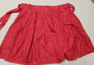 Conjunto Kimono y Falda Roja