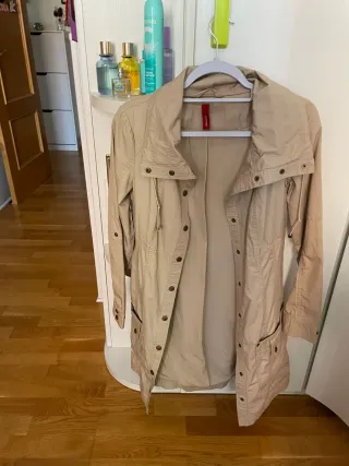 Gabardina Beige Mujer