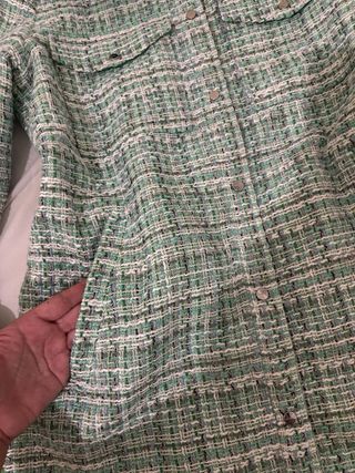 Abrigo Street One verde multicolor