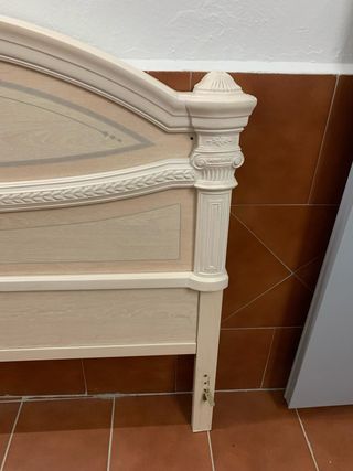 Cabecero y piecero cama 150cm madera