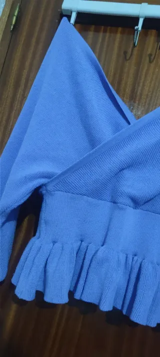 Conjunto morado falda y top