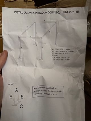 CHILLVERT Pérgola de Jardín de Madera Tratada para Exterior Chillvert Corinto con Lona