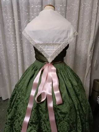 Falda para trajes regionales verde