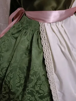 Falda para trajes regionales verde