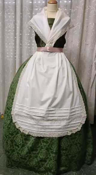 Falda para trajes regionales verde