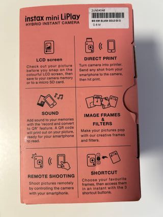 Fujifilm Instax Mini LiPlay Cámara Híbrida