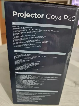 Proyector Prixton Goya P20 Blanco