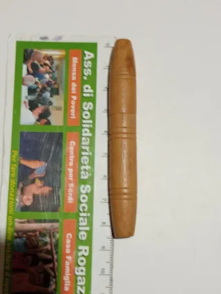 Porta aghi in legno naturale tornito cm 8,5