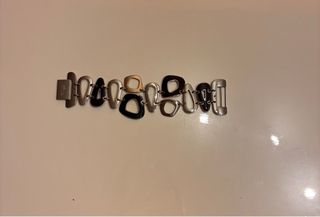 Pulsera Lotus Original Plata y Negro