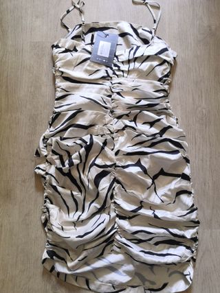 Vestido corto cebra LOAVIES