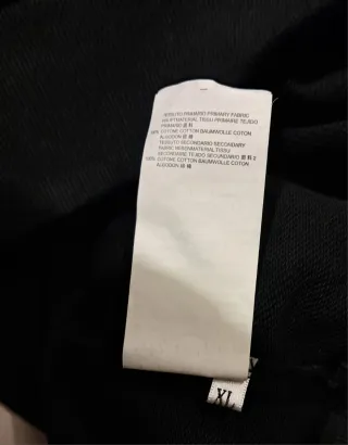 Felpa Dsquared2 XL Nera con Grafica Colorata