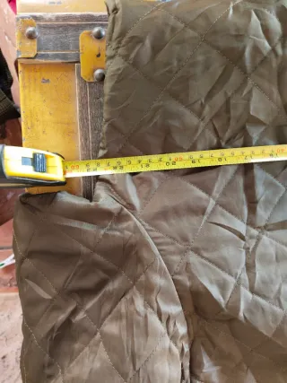 Chaqueta acolchada utilitaria hombre verde