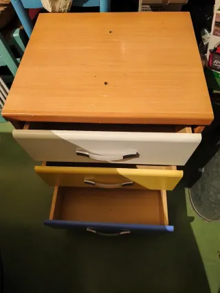 Cajonera 3 cajones colores