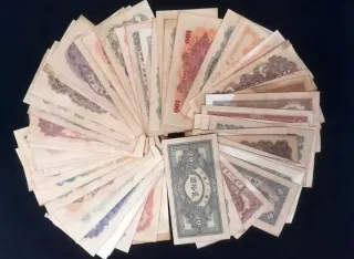 Colección 60 billetes antiguos China