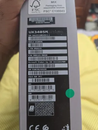 ASUS Zenbook 14 OLED Portátil UX3405M