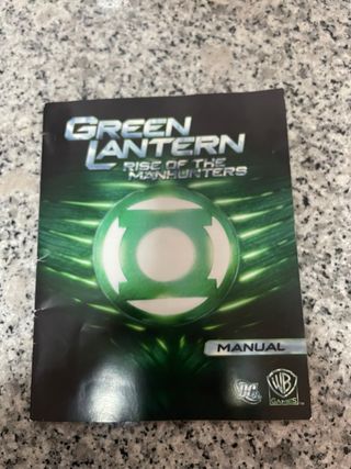 Manual Jogo PS3 Green Lantern Rise of the Manhunte