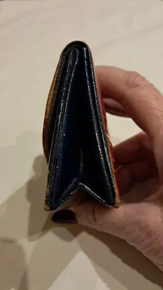 Monedero piel grabado