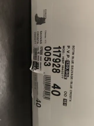 Botines, Hispanitas, Piel, Tacón, Azul Marino.