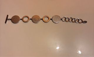 Pulsera Lotus eslabones y círculos