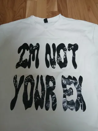 Camiseta boxy fit streetwear Y2K