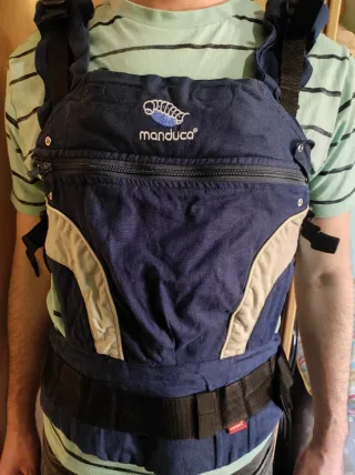 Mochila Portabebés Manduca Azul