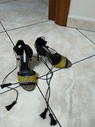Sandali Zara donna tacco 36