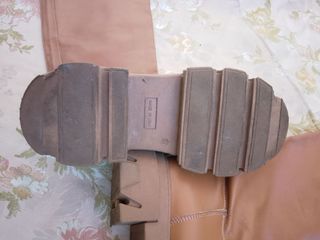 Stivali D'emblèe cuoio fondo carro armato beige 37