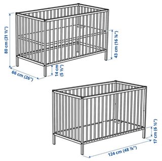Cuna Ikea Sniglar Madera Natural