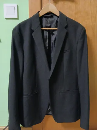 Americana Blazer Negro Estilo Old Money