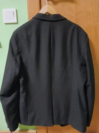 Americana Blazer Negro Estilo Old Money