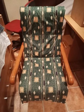 Balancín de tela y madera