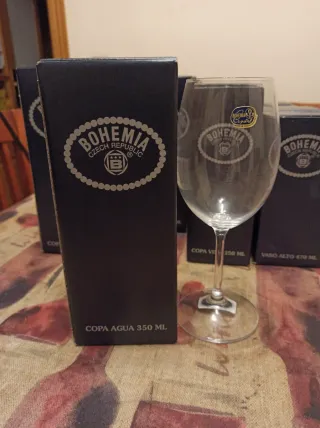 Vasos y copas Bohemia Czech Republic