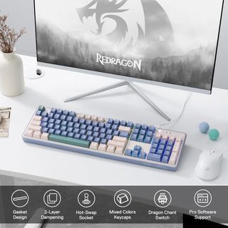 NUEVO Teclado Redragon K685 RGB 104