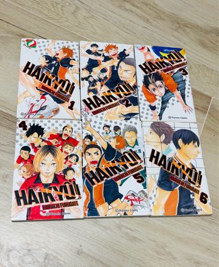 Coleccion haikyu del 1 al 6