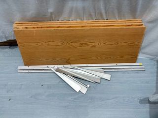 Estantería 3 guías aluminio 1m