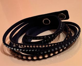 Pulseras Swarovski Azul Marino y Rosa.