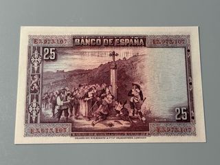 25 Pesetas 1928 Banco de España Sin Circular