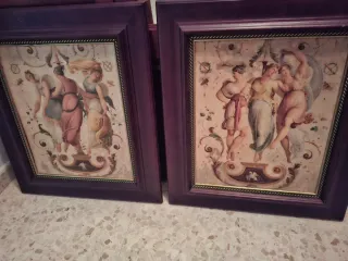 Coppia di quadri classici