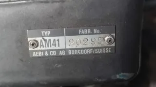 Segadora hileradora AEBI AM41