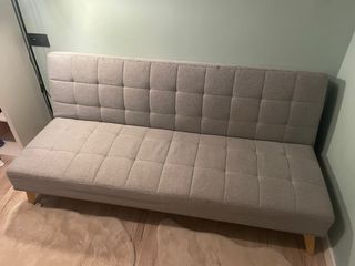 Sofá Cama Gris Tela