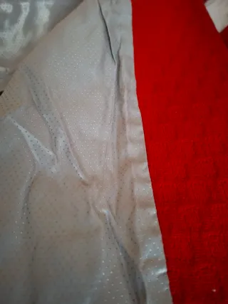 Abrigo lana fino rojo