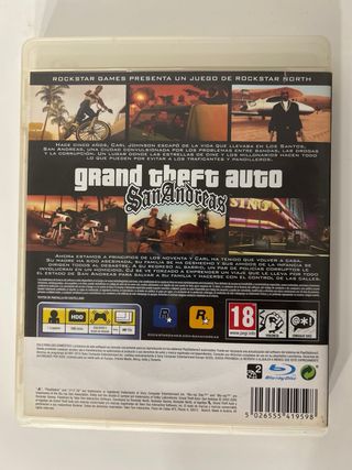 Grand Theft Auto San Andreas PS3 Español