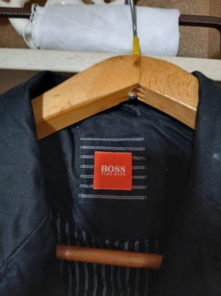 Giubbotto Uomo Hugo Boss Nero Poliestere