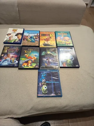 Lote Películas Disney DVD/Blu-ray